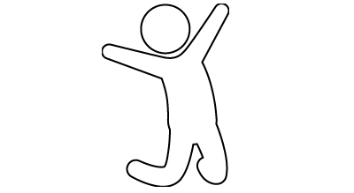 jumping person