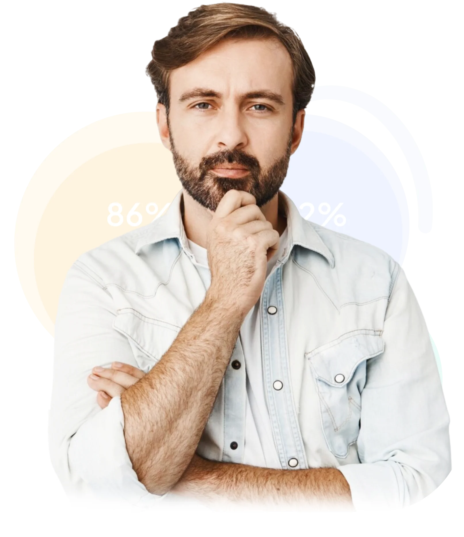 Person reflecting on inner wellbeing